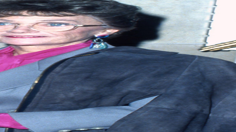 Estelle Getty looking off into the distance