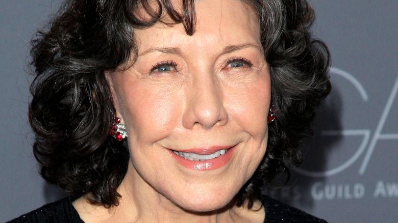 Lily Tomlin smiling