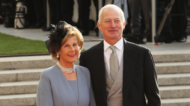 Prince Hans-Adam II and his late wife, Countess Marie Kinsky