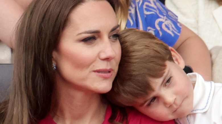 Kate Middleton & Prince Louis cuddling