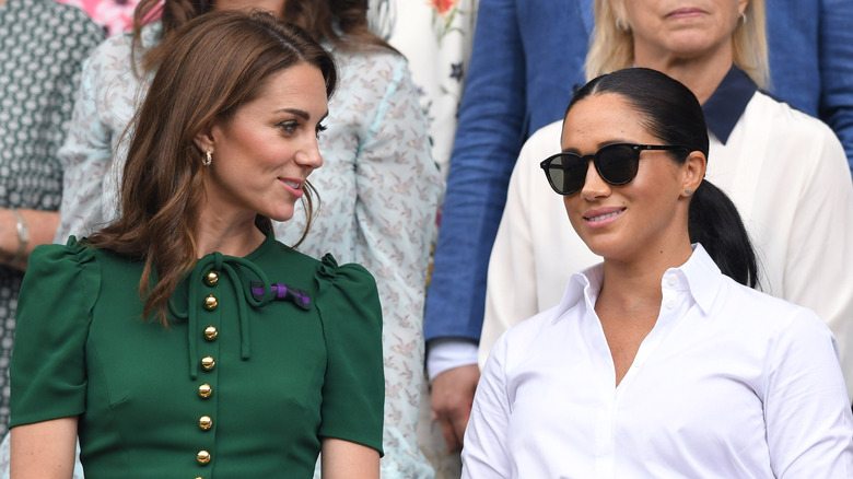 Meghan and Kate at Wimbledon