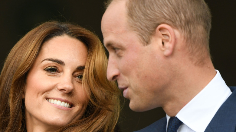 Close up of Catherine, Princess of Wales and William Prince of Wales 
