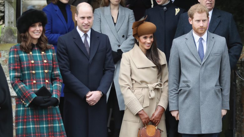 the royal family posing