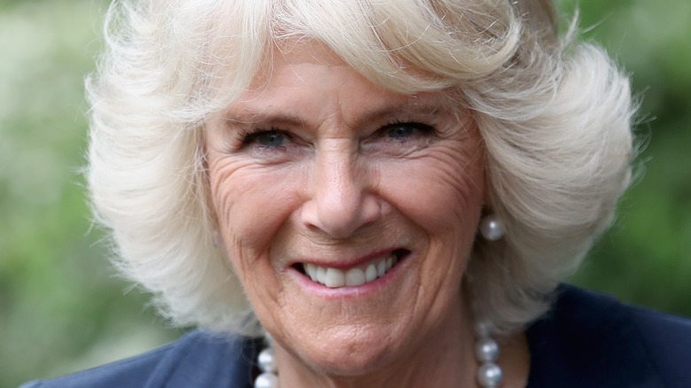 Camilla Parker Bowles smiling