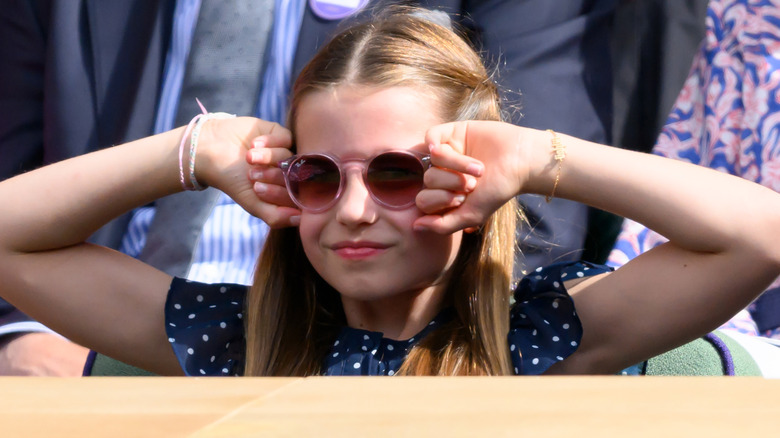Princess Charlotte at Wimbledon in 2024
