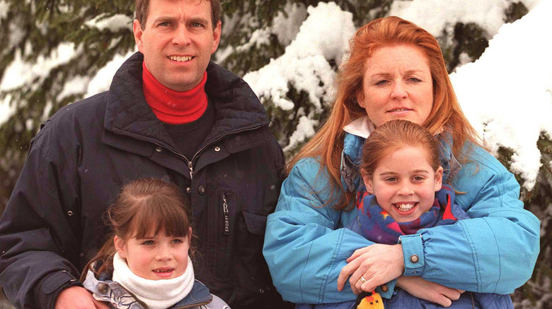 Prince Andrew, Duchess Sarah Ferguson, Princesses Beatrice, Eugenie