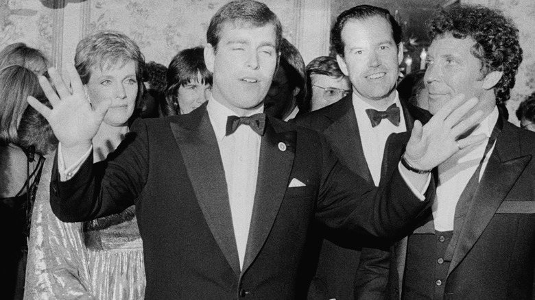 Prince Andrew on his royal tour of California.