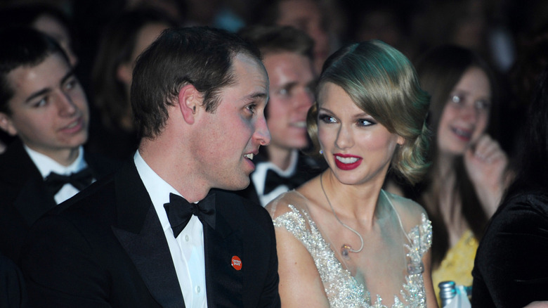 Taylor Swift and Prince William photographed together in London in 2013
