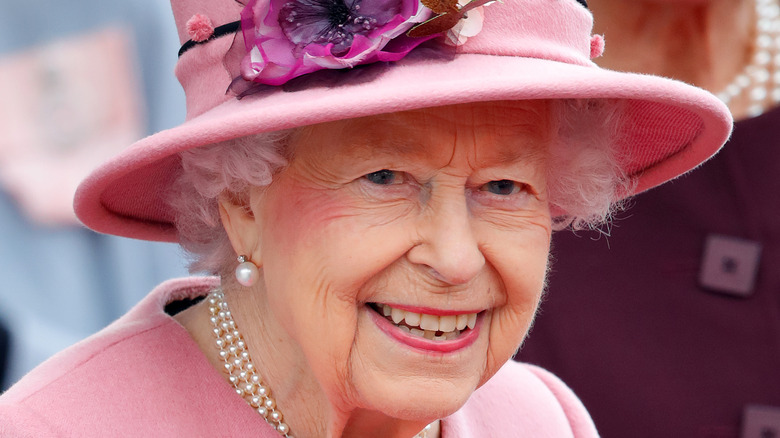 Queen Elizabeth II smiling 