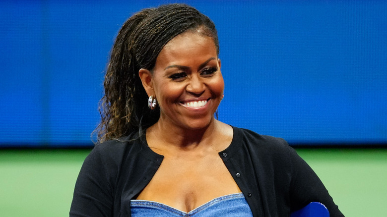 Michelle Obama at the 2023 US Open