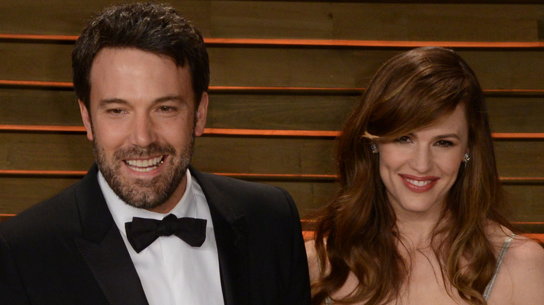 Jennifer Garner and Ben Affleck at a red carpet