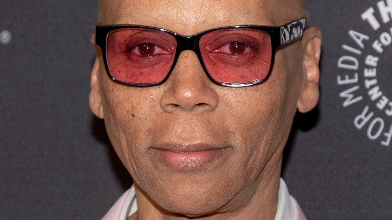 RuPaul looking