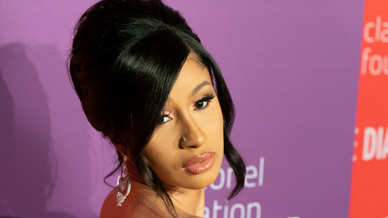 Cardi B posing 