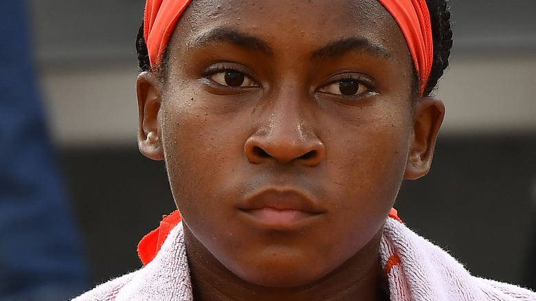 Cori "Coco" Gauff at match