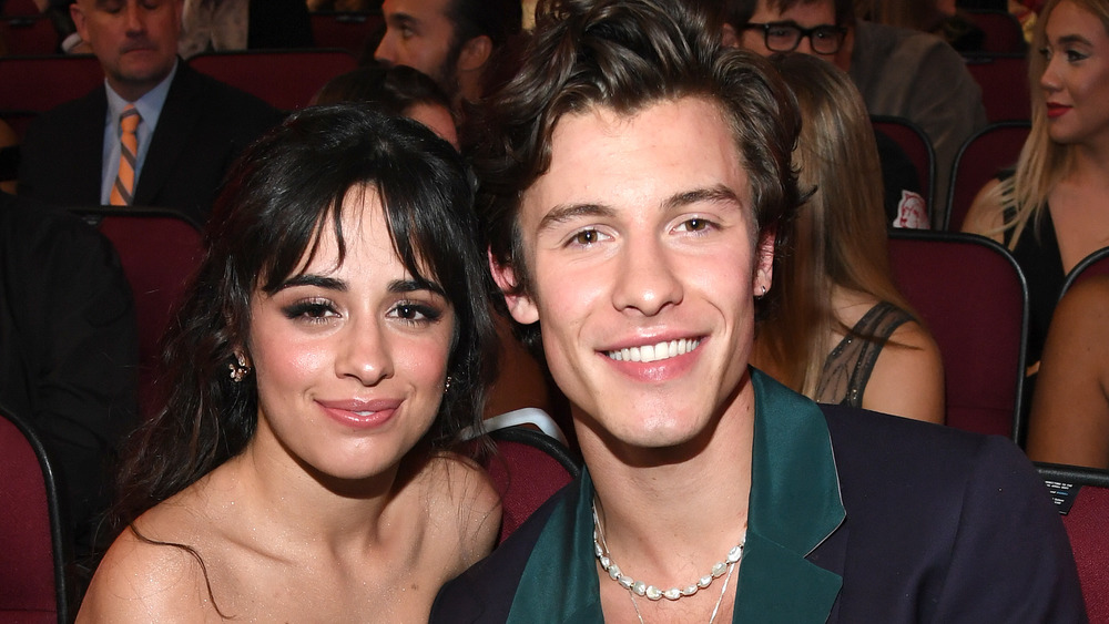 Camila Cabello and Shawn Mendes at an awards ceremony