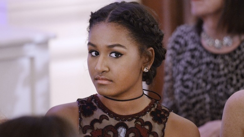 Sasha Obama looking sassy