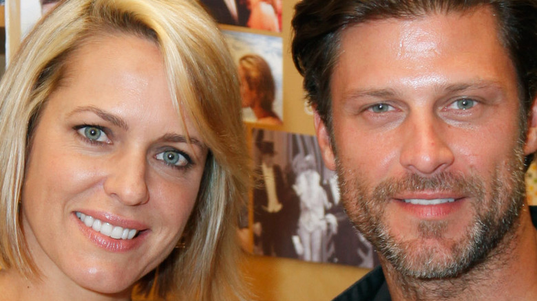 Arianne Zucker and Greg Vaughan smiling