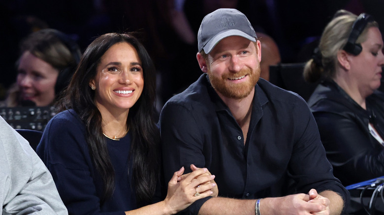 Meghan, Duchess of Sussex and Prince Harry, Duke of Sussex attend the 75th NBA All-Star Game at Intuit Dome (2026)