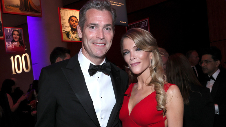 Douglas Brunt and Megyn Kelly attend the 2025 TIME100 Gala at Jazz at Lincoln Center on April 24, 2025 in New York City.