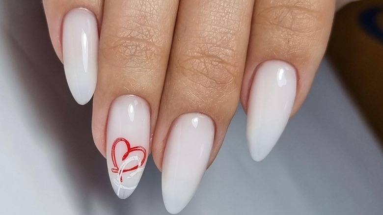 Sculptured acrylic nails with nail art Nails by Mikaela,Springfield,Wigan,  ombre | Sculptured acrylic nails, Nails, Nail art