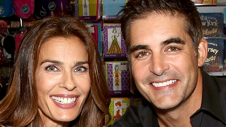 Galen Gering and Kristian Alfonso smile for a photo. 