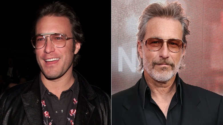 Split image of John Corbett then and now