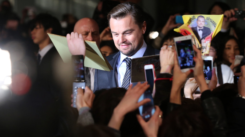 Leonardo DiCaprio at the 2016 Tokyo premiere of "The Revenant"