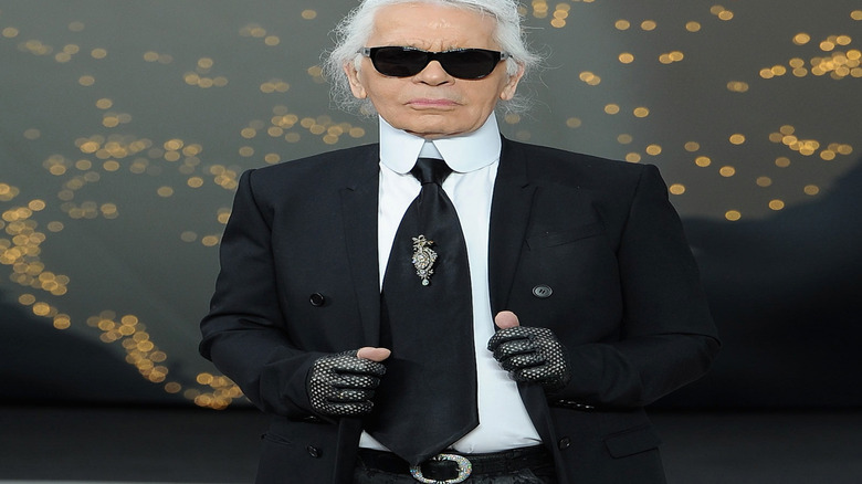 Karl Lagerfeld at the Chanel 2013 Fall/Winter show