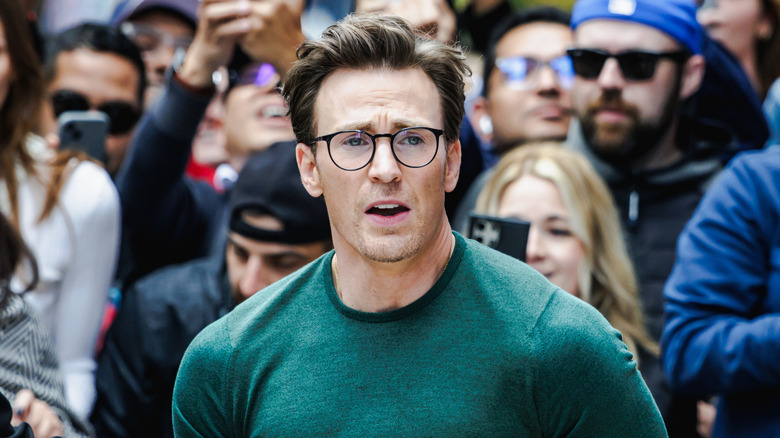 Chris Evans at a film festival