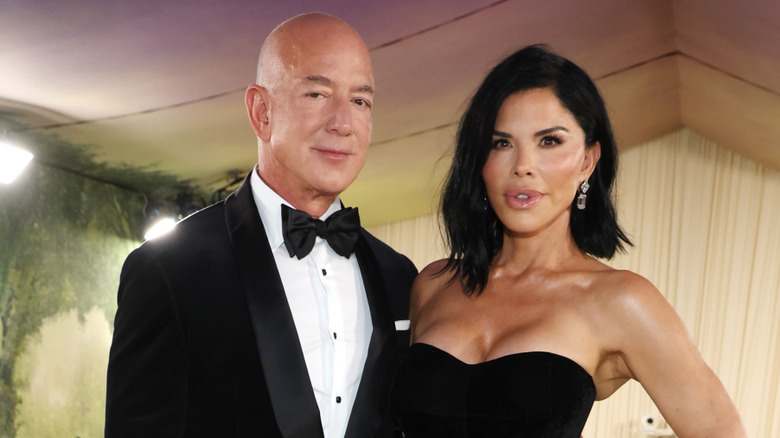 Jeff Bezos and Lauren Sánchez attend The 2024 Met Gala Celebrating 