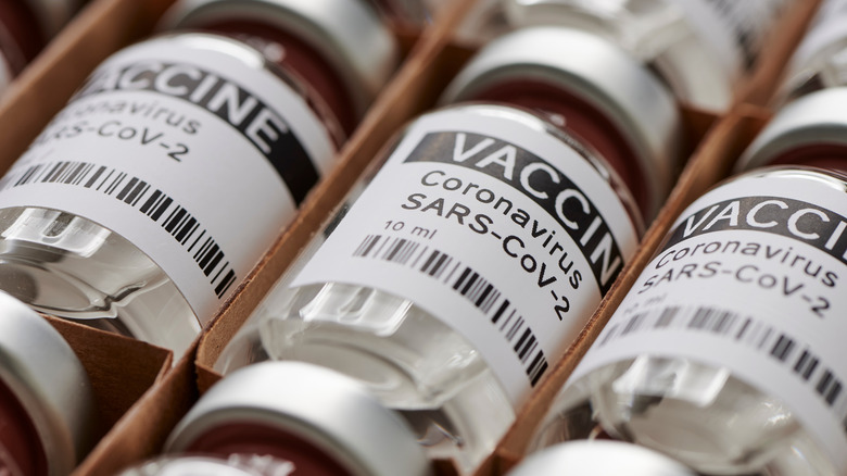 COVID vaccine vials
