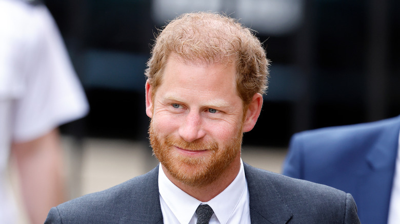 Prince Harry smiling