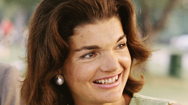 Jackie Kennedy smiling 