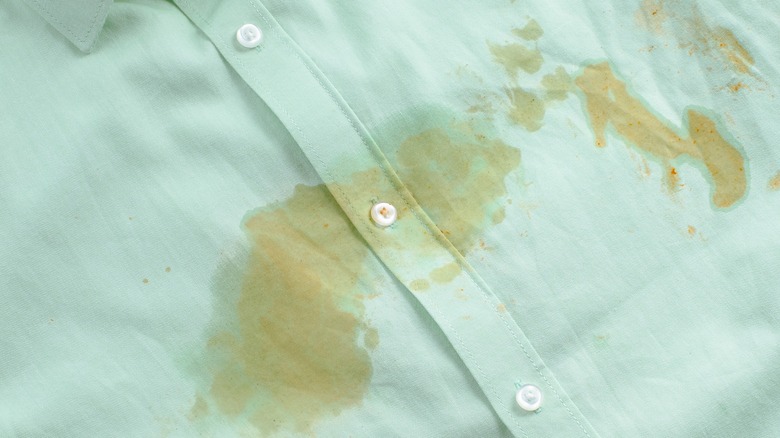 Stained shirt