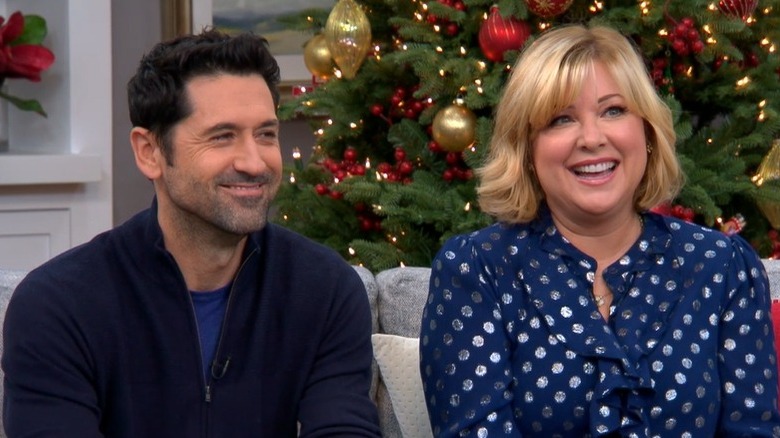 David O'Donnell and Jennifer Aspen smiling