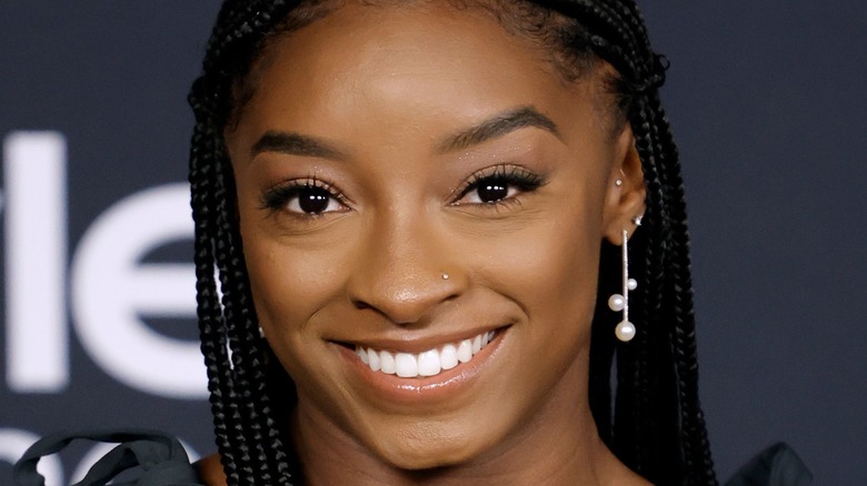 Simone Biles smiling