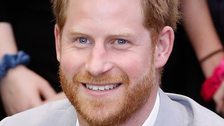 Prince Harry smiling