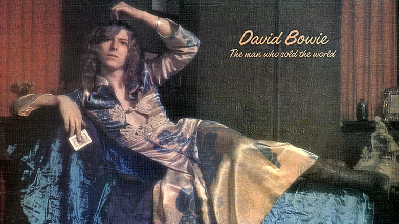 the cover of David Bowie's "The Man Who Sold the World"
