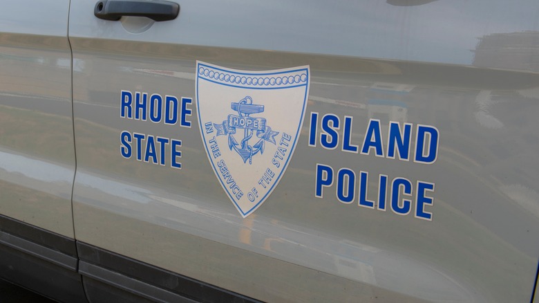 Rhode Island state police car