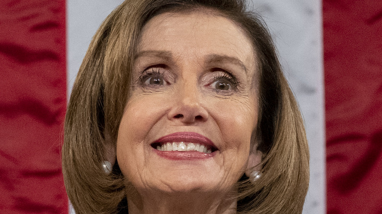 House Speaker Nancy Pelosi during the 2022 State of the Union address