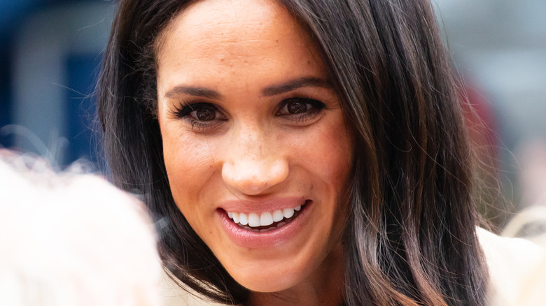 Meghan Markle smiling