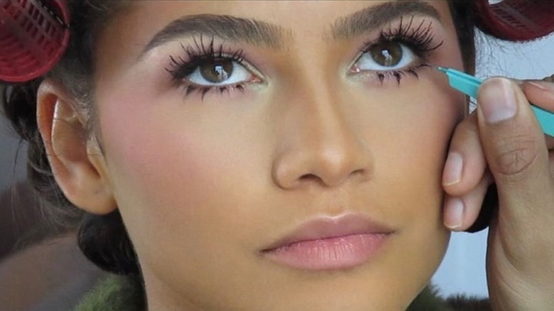 Zendaya donning stiletto mascara look