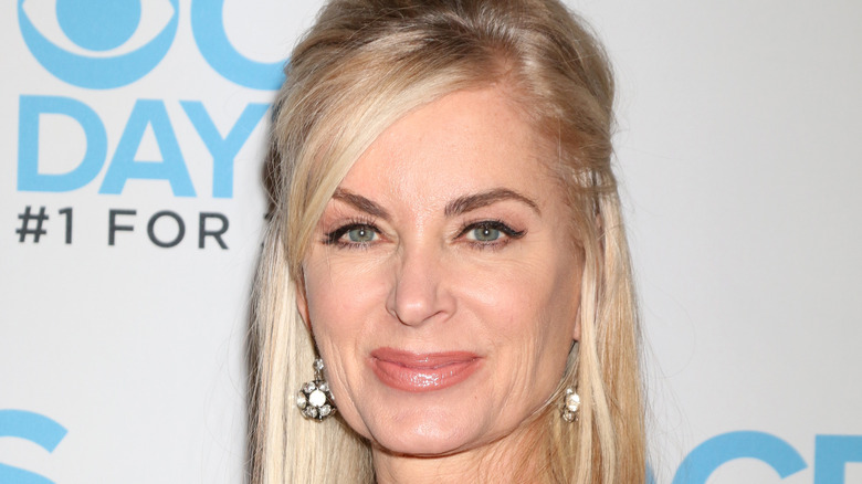 Eileen Davidson smiling at event