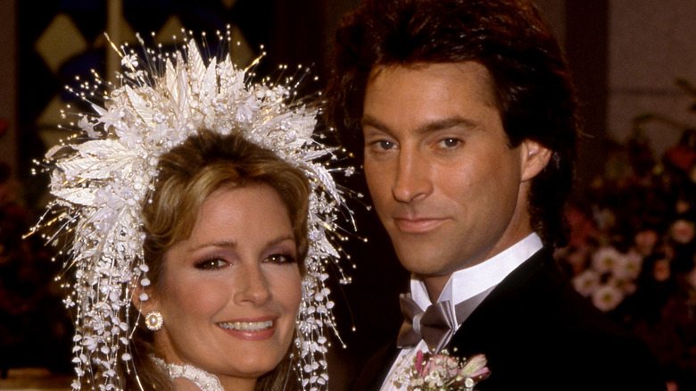 John and Marlena on their wedding day 