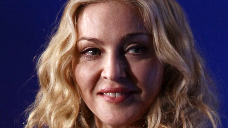 Madonna performs onstage