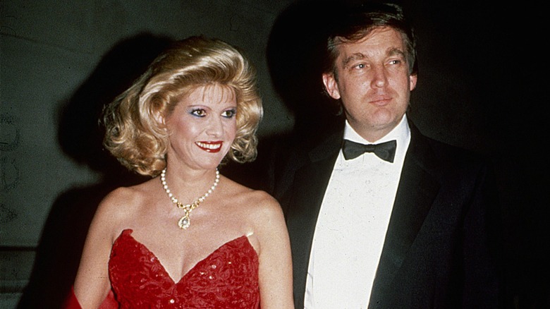 Ivana Trump smiling by Donald Trump