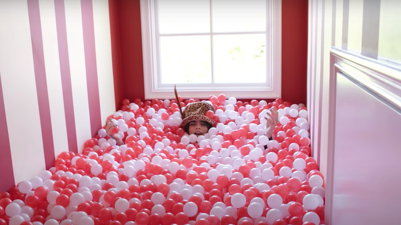 Cara Delevingne's ball pit