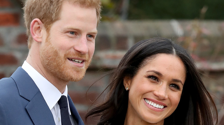 Prince Harry and Meghan Markle at a royal event