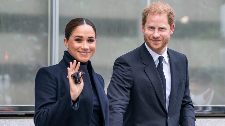 Prince Harry and Meghan Markle NYC September 2021