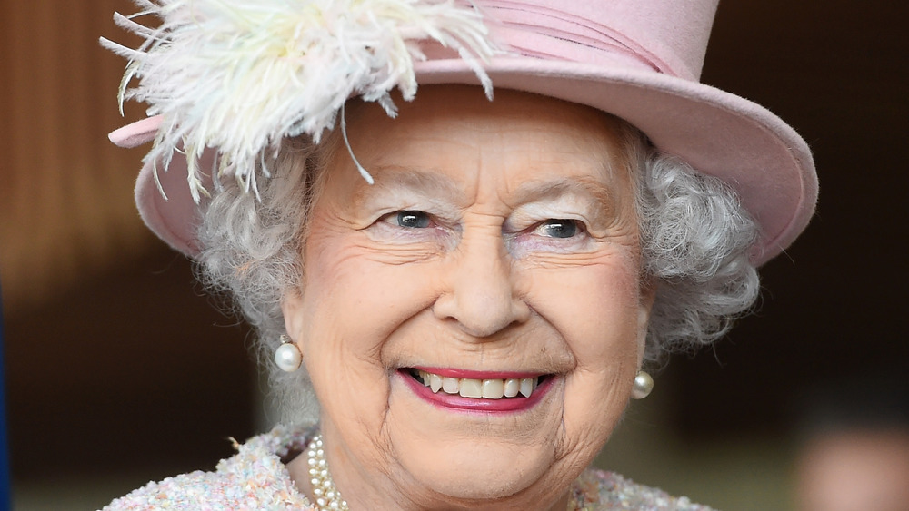 Queen Elizabeth  smiling